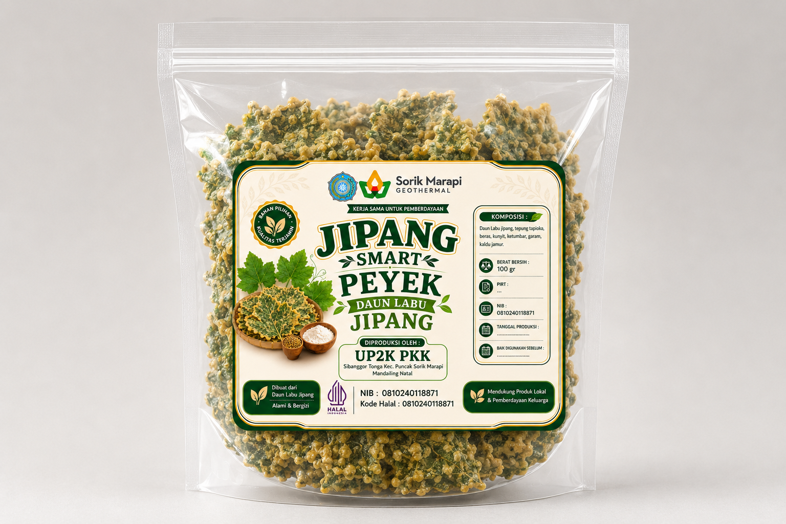 PEYEK DAUN LABU JIPANG